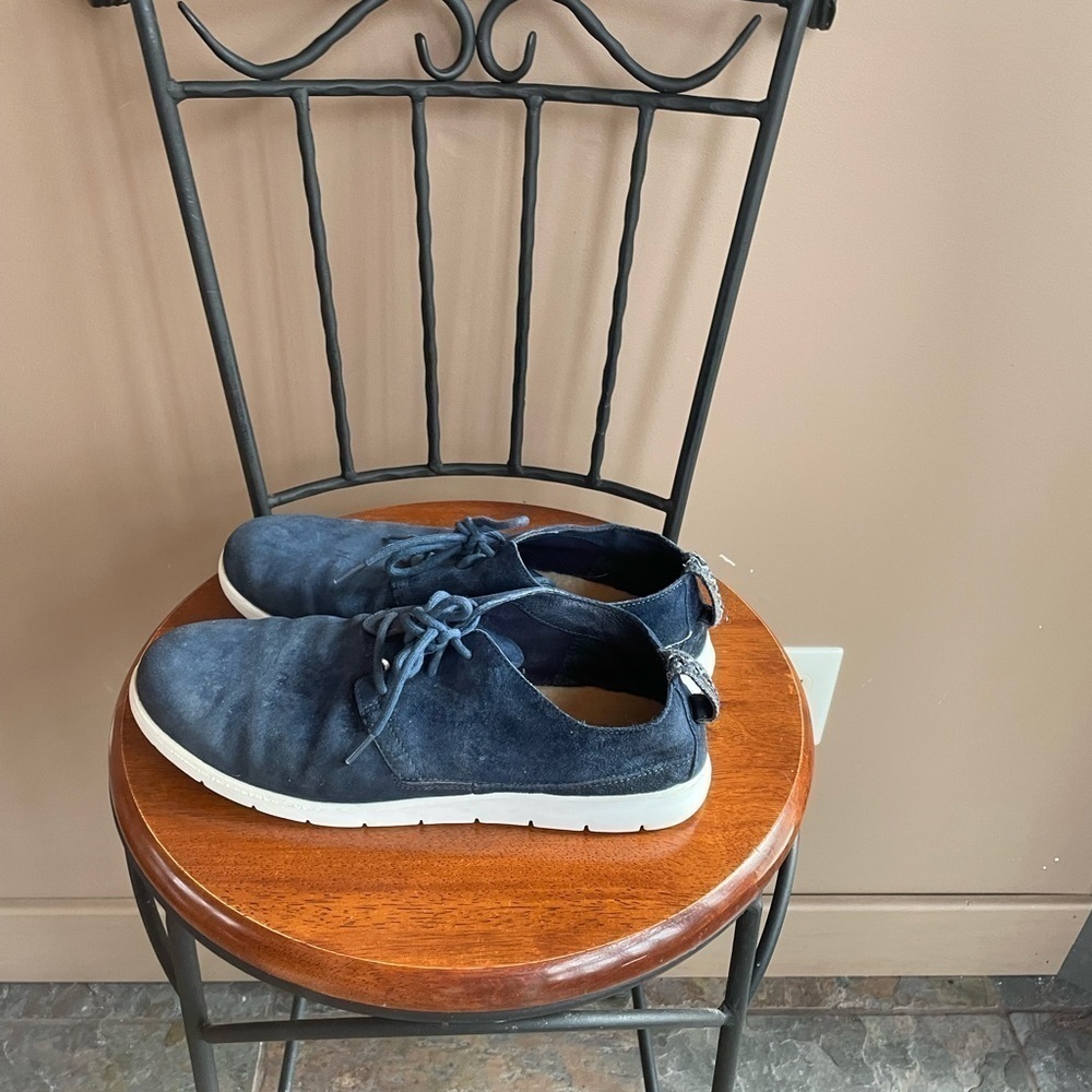 Ugg Bowman Casual Suede Shoe in Blue Size 11‎ - Picture 4 of 8